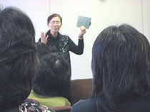 お話中の細川さん